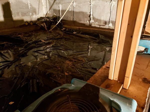 Crawlspace Water Cleanup in Lakeville