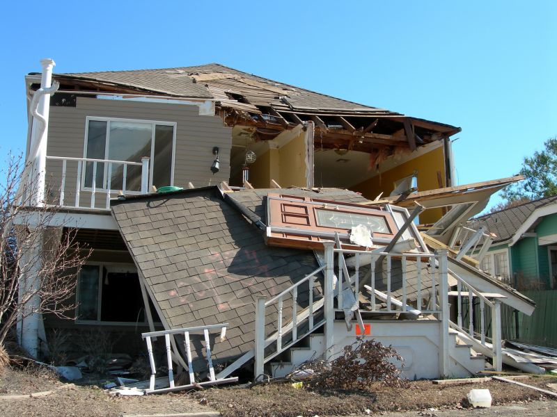 Storm Damage Before Repairs